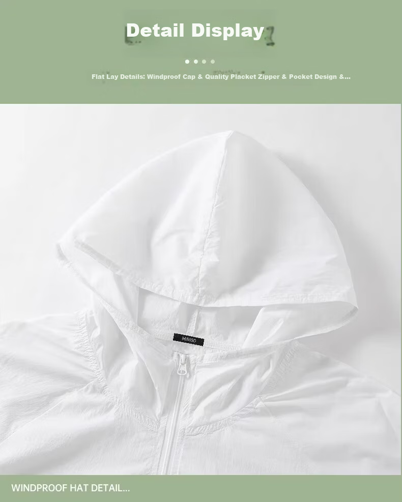 MINISO Women's Sunscreen Jacket 2026 New Summer UPF50+ Lightweight UV Protection Hooded Coat 20