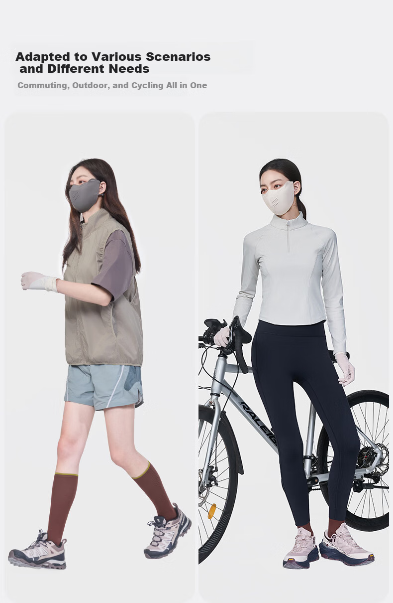 MISSION UV Ice Silk Sunscreen Mask for Women Summer UV Protection Sunshade Cycling Eye Protection Breathable 3D Full Face Sun Protection Mask 7