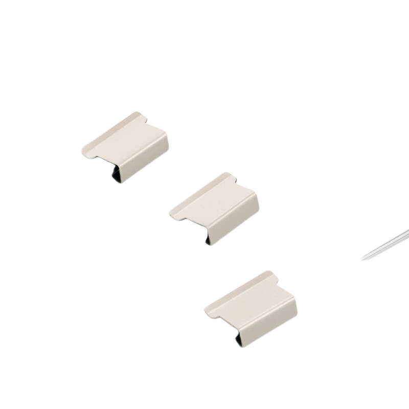 Nusai Push Clip Paper Clamp Colorful Refill Clips File Folder Spare Clips Office Supplies 50 White NS086 High-End Brand Under Deli