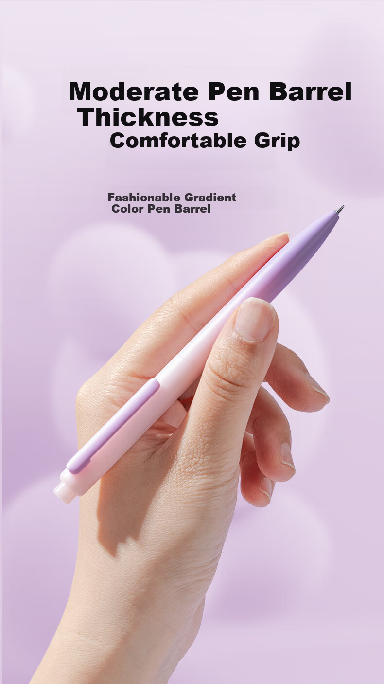 NUSIGN Retractable Gel Pen Black, Imported Ink with Precision Tip And Protective Sleeve, Signature Pen for Office Use, 12 Pcs NS559 [Best-Selling Product], High-End Brand Under Deli 5
