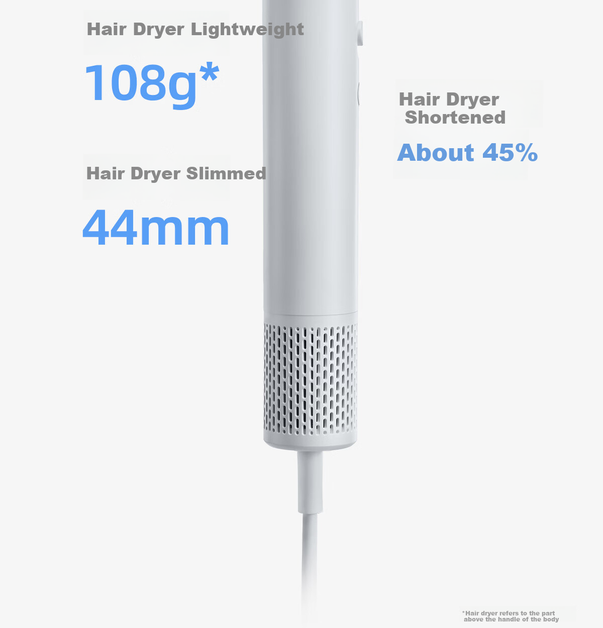 Feike High-Speed Hair Dryer Hollow Air Duct Home Use High Power Quick Dry Low Noise Negative Ion Hair Care Blow Dryer Holiday Gift for Girlfriend H5 Star Ring White Price Guarantee 618 14
