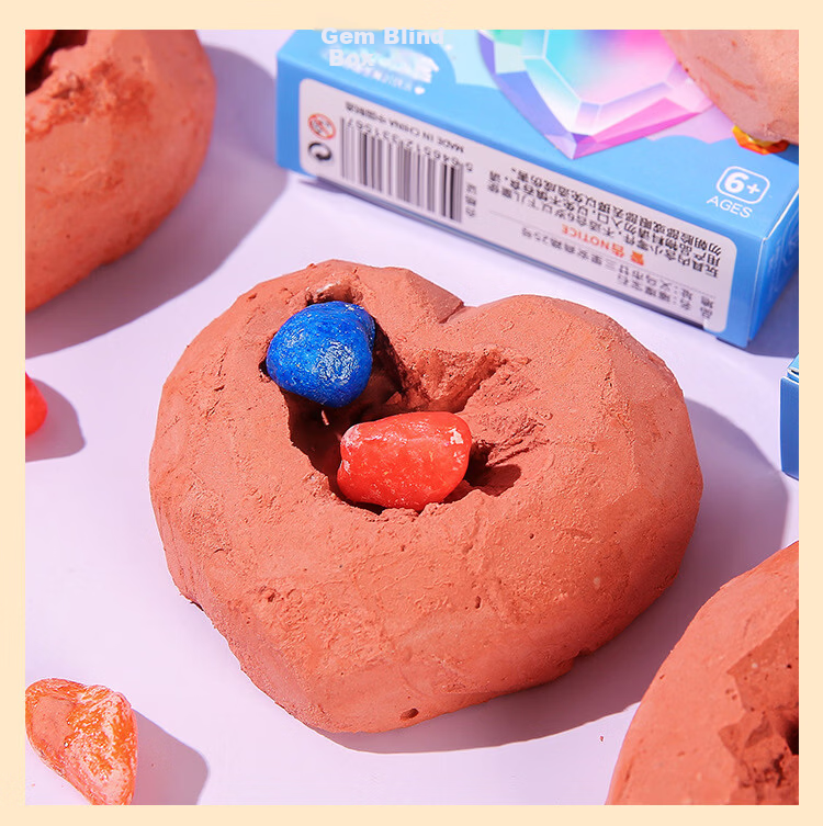 Lankupa Dazzling Gemstone Blind Box Archaeological Excavation Toy, Student Prize, Kindergarten Class Sharing Small Gift, Birthday Present 3