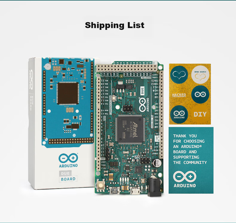 Arduino Due Original Italy Imported A000062 ATSAM3X8EA 32-bit Development Board 12