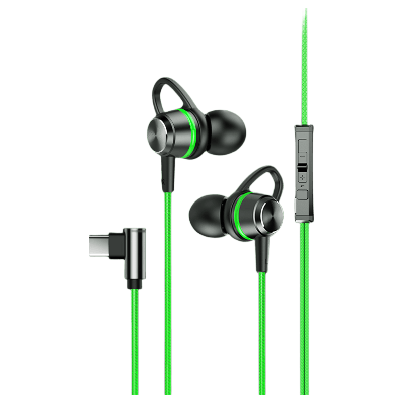 Zhiguozhe TOP 1 Gaming Wired In-Ear HiFi Headset with Microphone 2-in-1 Type-C for PC FPS PUBG Delta Sound Positioning