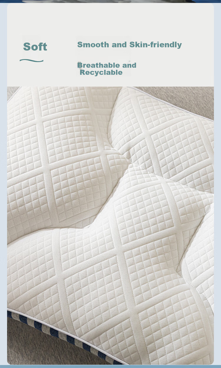 SOMERELLE Deep Sleep SPA Traction Neck Pillow Cervical Pillow for Deep Sleep Cervical Spondylosis Pillow Core Pair Set 2