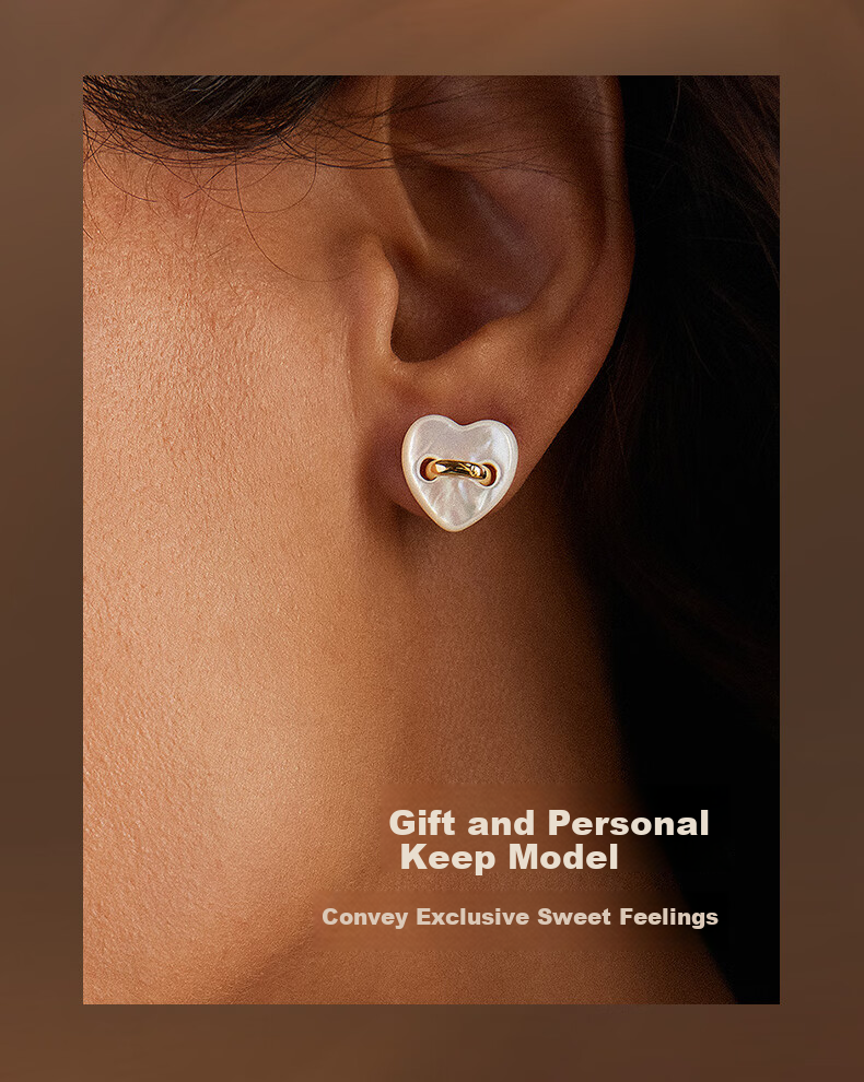 HEFANG Mother-of-Pearl Button Clavicle Necklace Luxury High-End Jewelry [Birthday Gift for Girlfriend Wife] 6