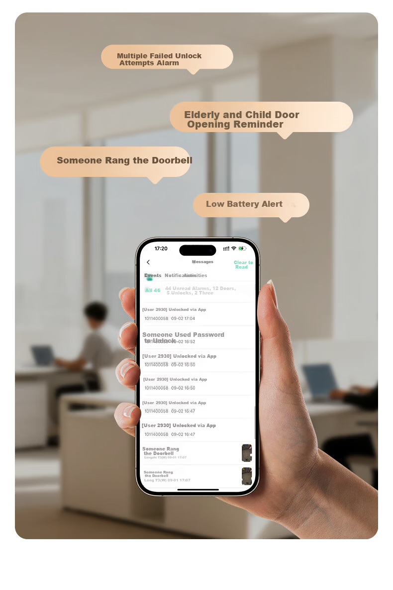 Longting Deschmann Smart Door Lock Fingerprint Password T3 (9% Off in Jiadichao Head Live Room) 16