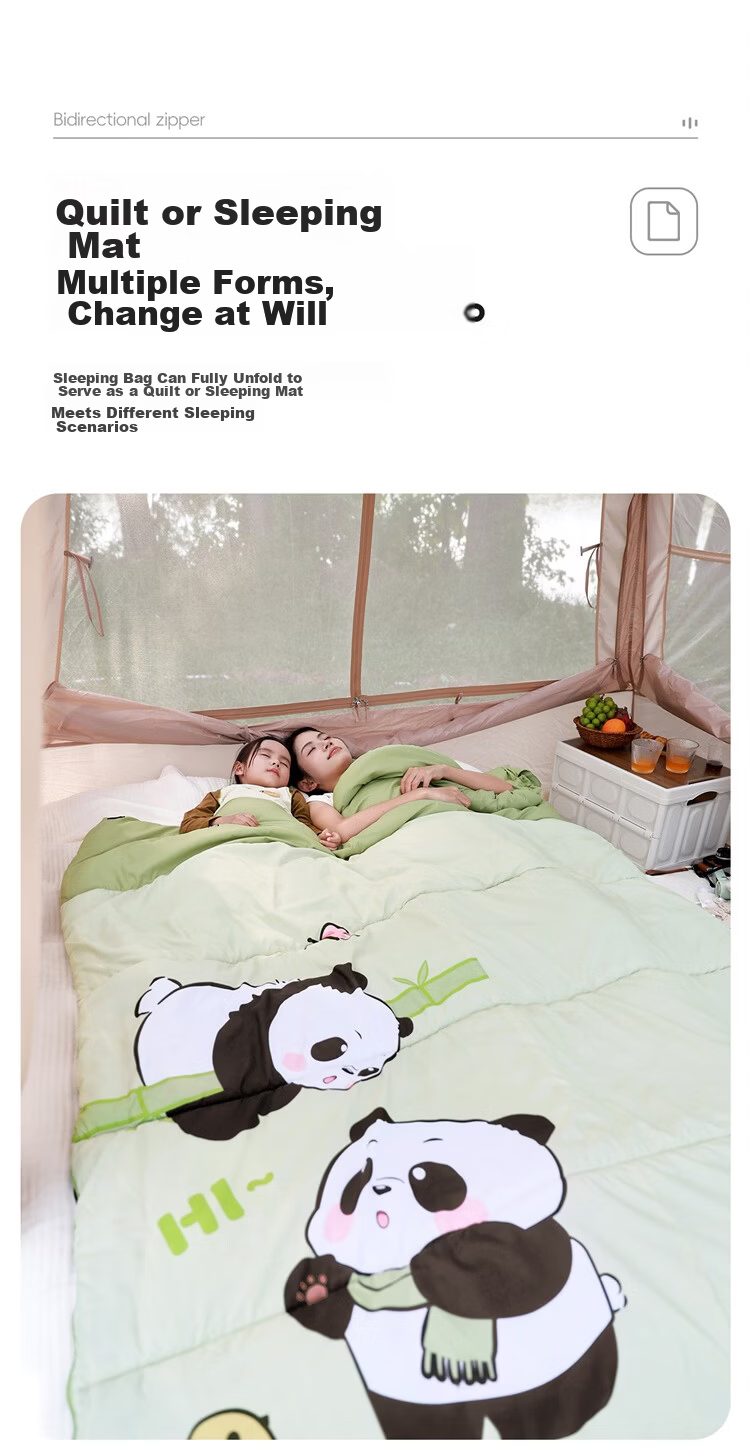 CAMEL Adult Anti-Dirt Cover Lightweight Outdoor Camping Ultra-Light Portable Student Nap Sleeping Bag Aloe Green 5427B 9