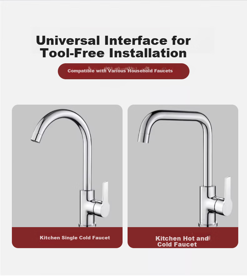 HSPA Kitchen Faucet Extender Sink Lengthened Retractable Pull-Out Splash-Proof Pressure-Boosting Shower Head 5065 10