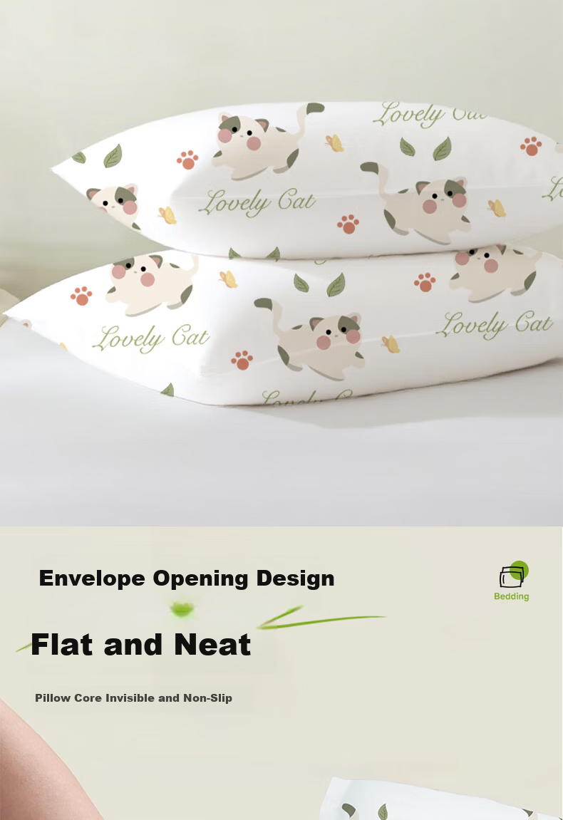 Qihaiqiu Disposable Pillowcases Thickened Anti-Dirt Travel Train Sleeper Portable Large Pillow Covers Hotel Bedding 4 Pieces 3