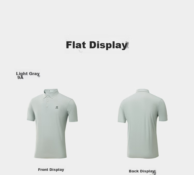 HLAHLA Short Sleeve Polo 26 Summer Sports Moisture-Wicking Quick-Dry Men's Short Sleeve Shirt 9