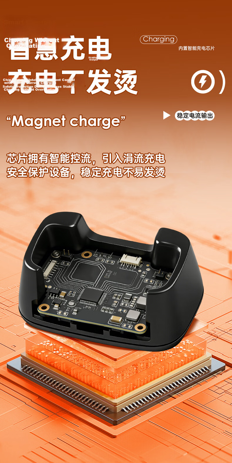 Trendsetter Charging Dock Charger Case for DJI Mic Mini Transmitter Mini Lavalier Microphone Accessory 5