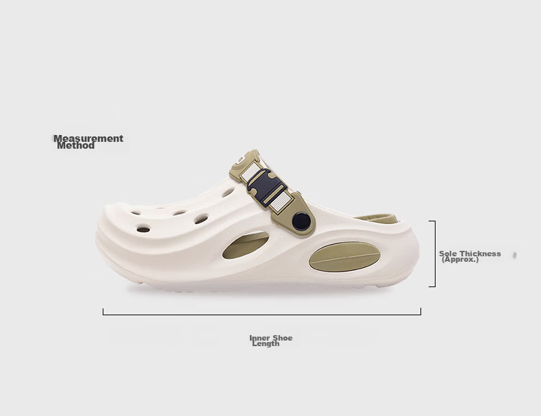 JD Jingzao EVA Men's Ventilated Soft Cushioning Outdoor Summer Sandals Slippers Breathable Quick-Dry Beach Creek Shoes Dual-Wear 10