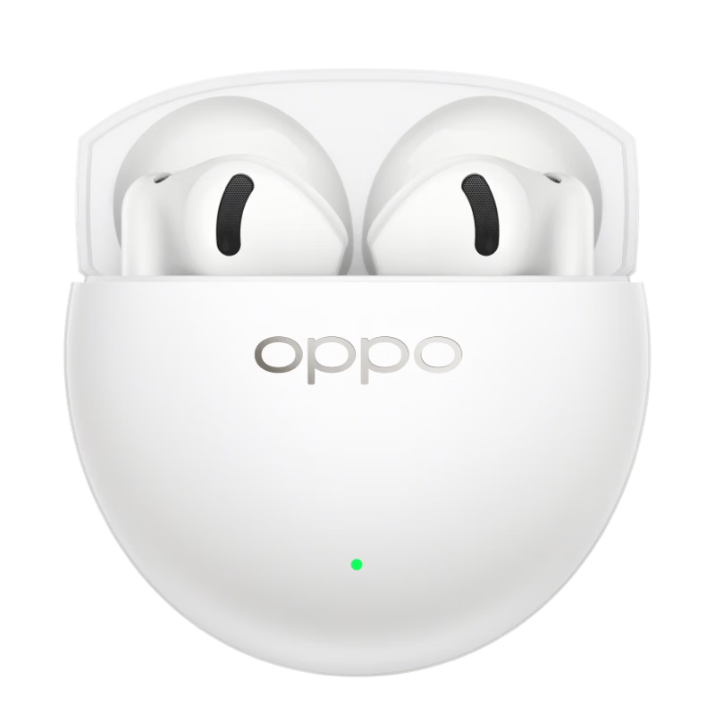 OPPO Enco Air5s True Wireless Noise-Cancelling Bluetooth Earphones Semi-In-Ear Comfortable Noise Reduction Universal for Huawei Xiaomi OnePlus Apple Moonlight White