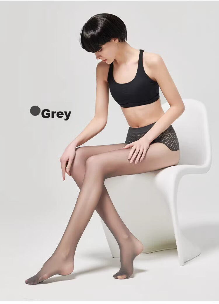 Avandy Apple Hip Pantyhose Women Crotchless Skin-Friendly 1DPLUS Ultra-Thin Breathable Sunscreen Euro-Style Tights 12