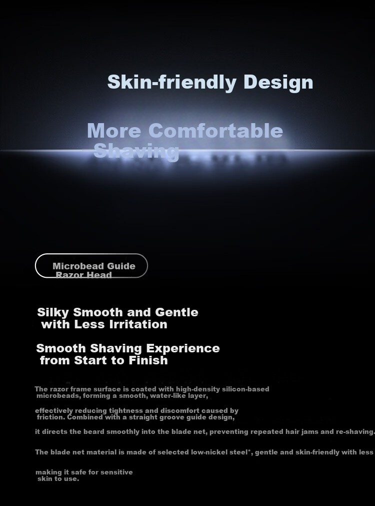 Mijia Electric Shaver Pro Set with Surround Lock Technology, Microbead Guide, Smart High-End Razor, Multifunctional Wireless Charging Sterilization and Drying Base Station, Father's Day Gift 14