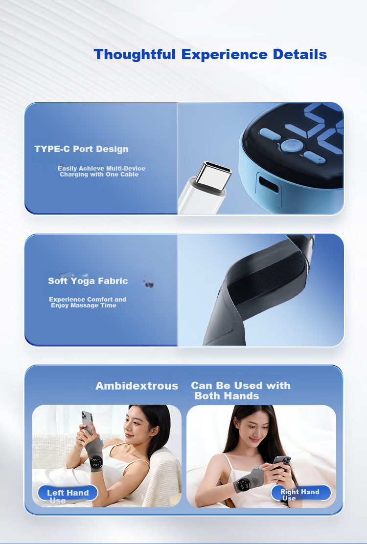 Keliang Hand Massager Wrist Massager Carpal Tunnel Syndrome Brace Pulse Heat Therapy Mother's Birthday Gift Girlfriend Gift Year of the Horse Limited Edition Gift Box [Price Guarantee 618] 10