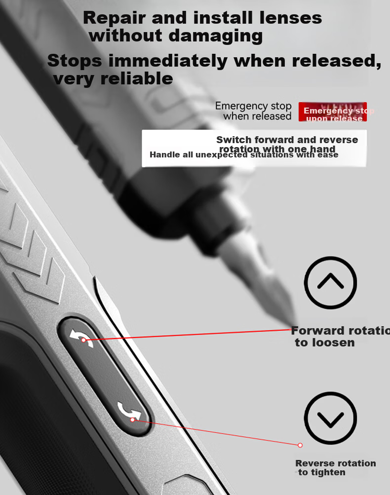 Yiguan Electric Screwdriver Rechargeable Mini Cordless Screwdriver DIY Electric Screwdriver Set for Home Use 11