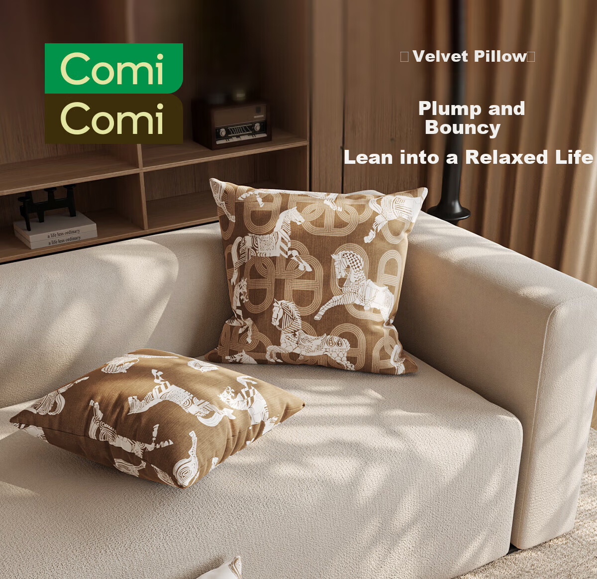 COMICOMI Luxury Sofa Cushion Pillow Removable Washable 45x45cm 1