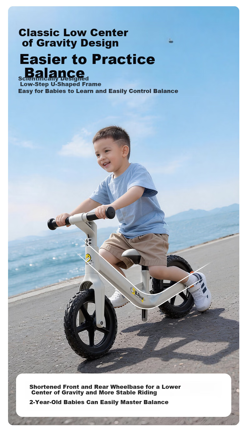 Lede Little Yellow Duck Children's Balance Bike for Ages 2-3 Two-Wheel Gliding Learning Toy for Boys And Girls, Baby Plaything, First Birthday Gift 7
