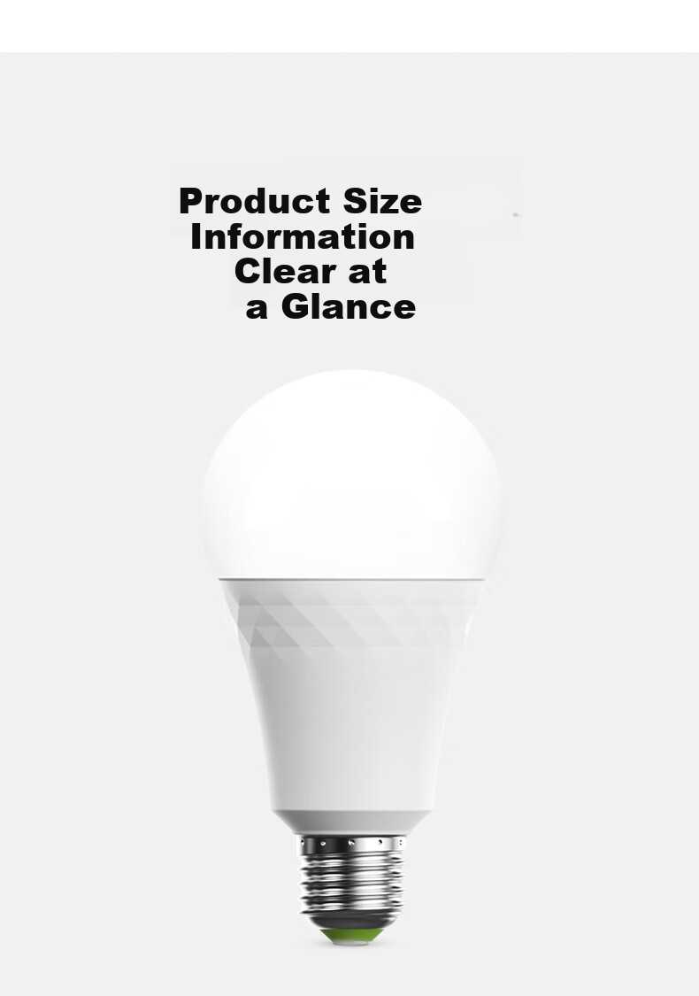 YANKON Lighting LED Bulb Energy-Saving E27 Large Screw Household Commercial Sound-Control 9W Starlight Series 14