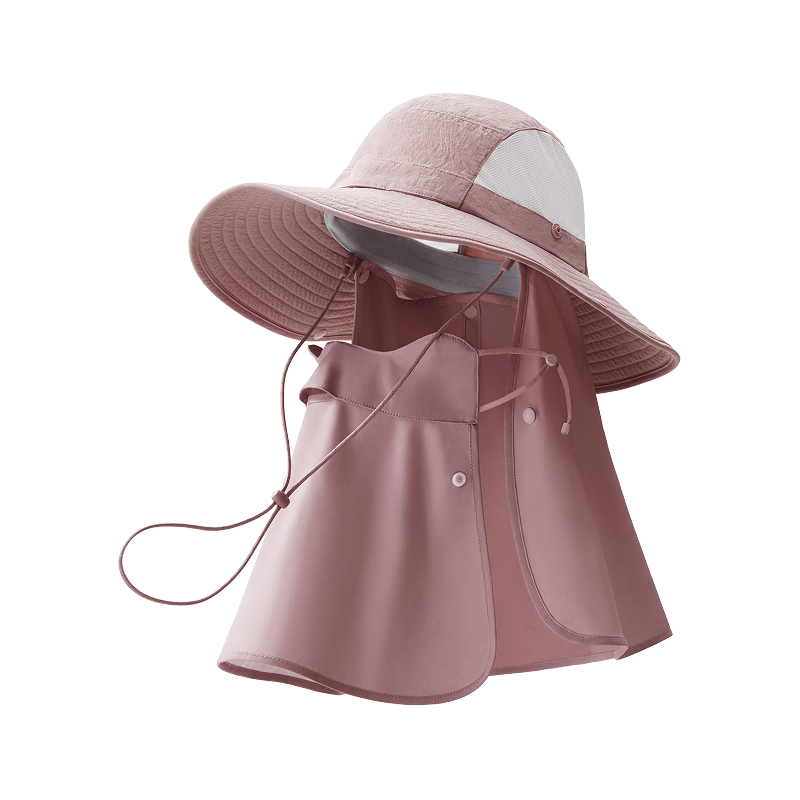 Bananain 503UV Pro Unisex Sun Protection Fisherman Hat with Detachable Breathable Face Mask and Sunshade