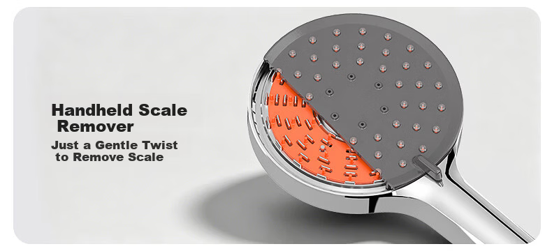 Haili Large Panel Coarse Hole Shower Head High Pressure Water Boost Bathroom Showerhead ZH261G 4