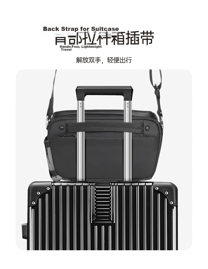 PULUOWEI Camera Bag Single Shoulder Crossbody Digital Professional Mirrorless DSLR Photography Outdoor Street Portable Camera DSLR Storage Bag 3