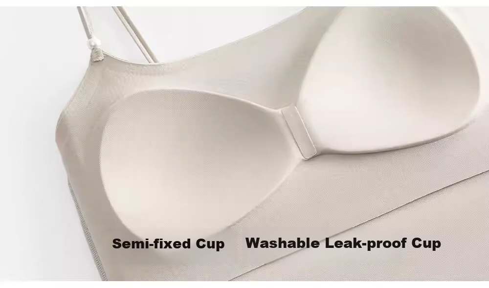Herbal Original Color Camisole Women's Bra with Padding 2026 Spring Summer New Back Beauty Integrated Base Layer Outerwear 26