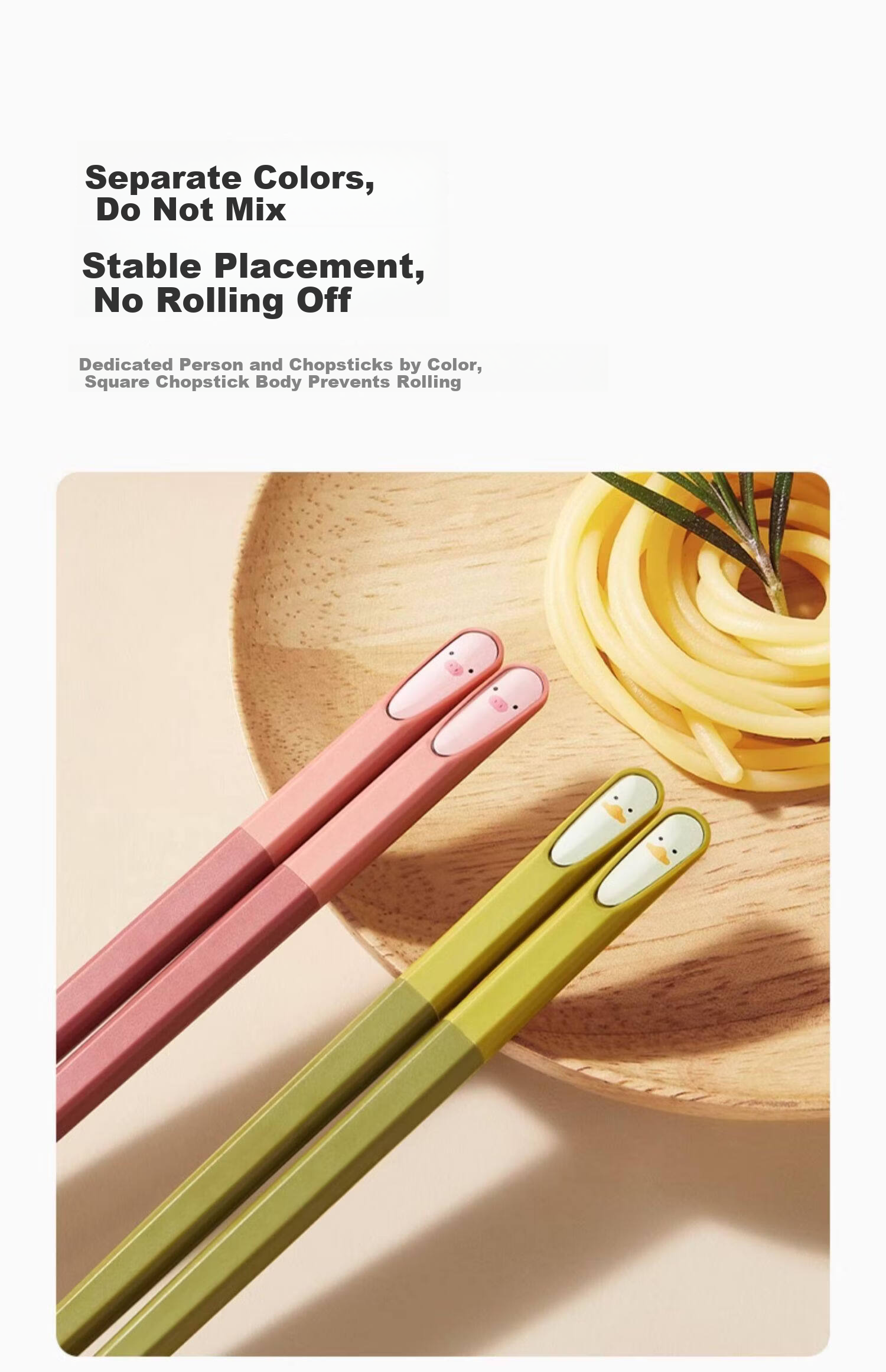 AIBEDILA Children's Chopsticks Baby Non-Slip Antibacterial High-Temperature Resistant Short Training Chopsticks for Ages 3-12 Pink with Lunch Box 14
