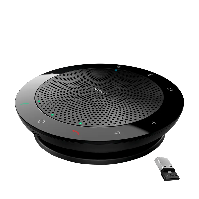 Jabra Video Conference Omnidirectional Microphone Pickup Noise Reduction Wireless Bluetooth Speak 510+ UC Speaker Amplifier