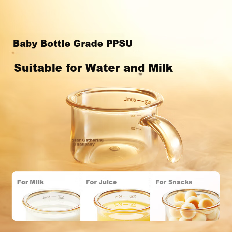 Huang Chong Open Mouth Baby Water Cup for 2+ Years, Household PPSU Sippy Cup, Durable Toddler Drinking Cup, 160ml
