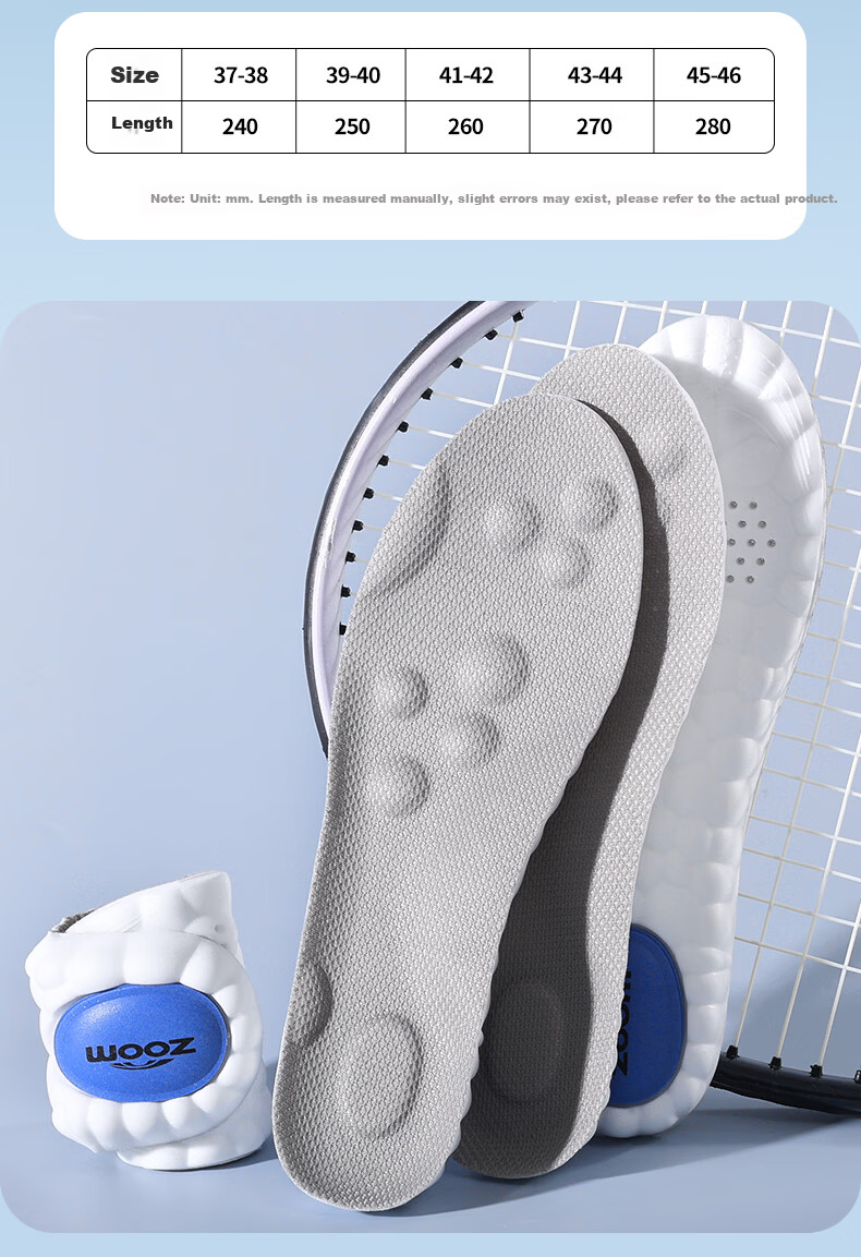 3515 Men's Sports Insoles Soft Cushion Shock Absorption Long-Standing Military Training Sweat-Absorbent Breathable Antibacterial Odor-Resistant Summer 11