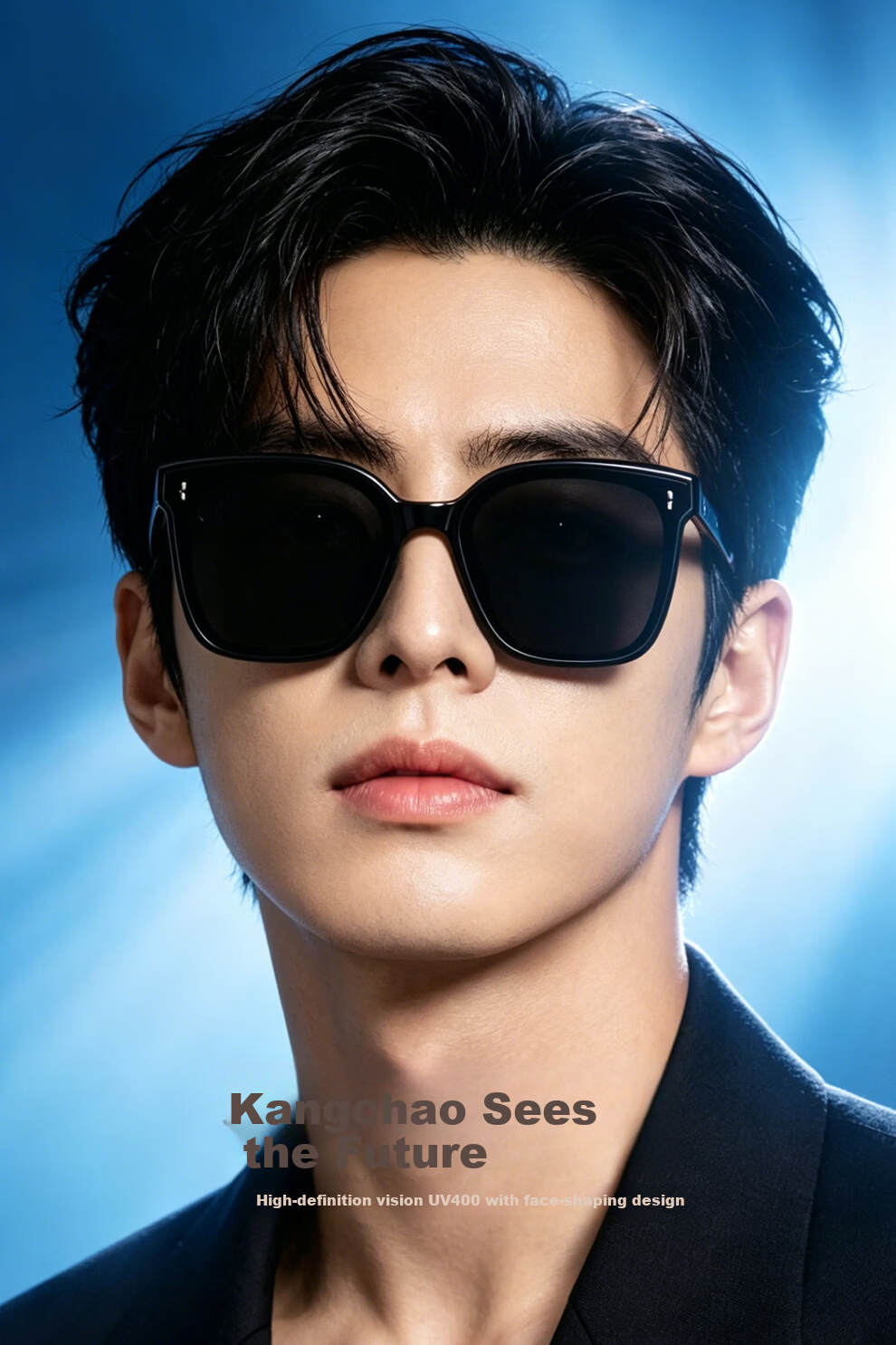 GENTLE MANIA HD Sunglasses Unisex UV Protection Outdoor Driving Large Frame Slimming Glasses 2