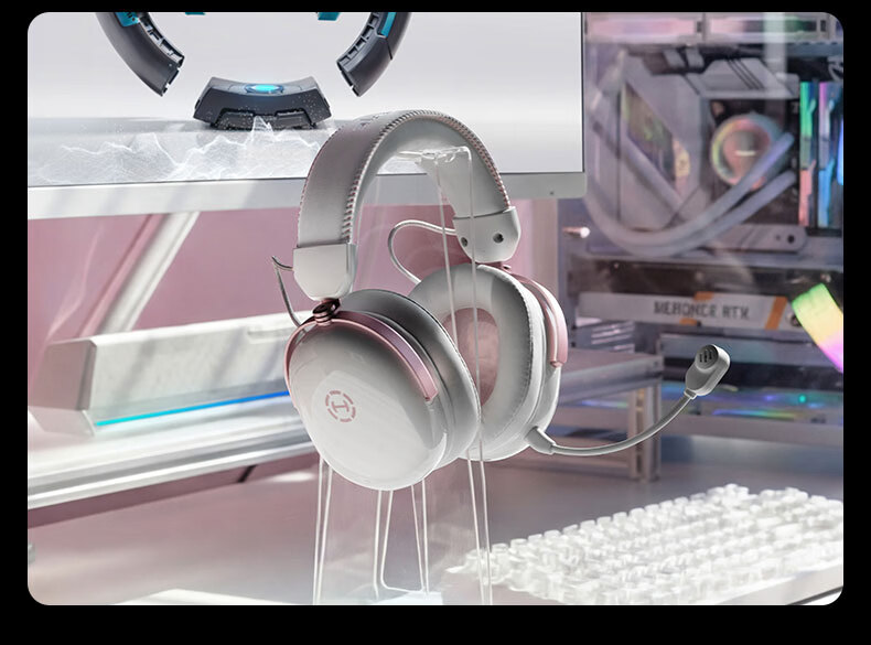EDIFIER HECATE G3 MAX Wireless 2.4G Wired Bluetooth Quad-Mode THX Spatial Sound Over-Ear Wireless Gaming Headset White 47