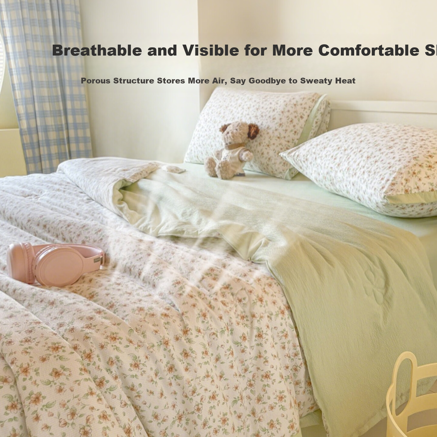 Grace Summer Cooling Quilt Air Conditioning Blanket Single Dormitory Summer Cooling Thin Quilt Prosperity 150cm*200cm