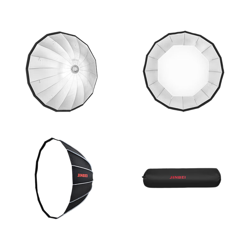 JINBEI JINBEI KE Deep Softbox Studio Photography Flash Accessory, Portable Quick Clamp, No Installation Required, Compatible with LED Constant Light, KE-120 Softbox