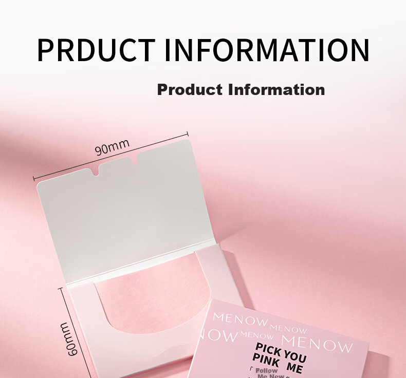 Minoo Oil Absorbing Paper for Women and Men, Facial Oil Control with Puff, Portable Oil Blotting Sheets 10