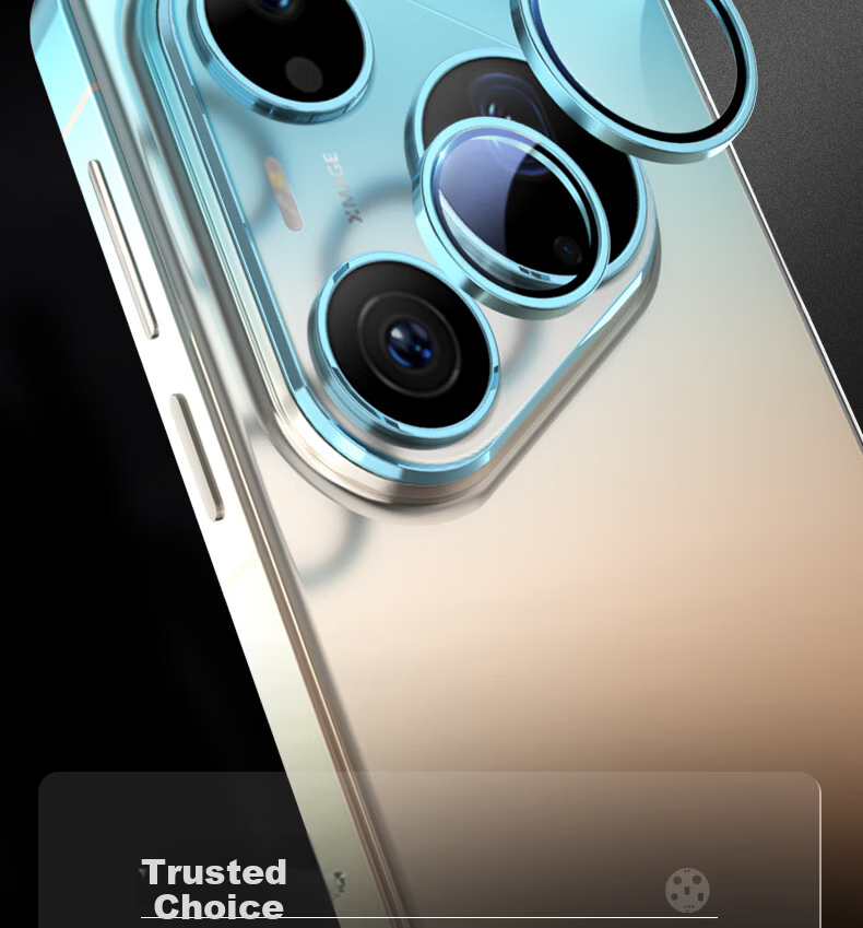 BLUEO AR Ultra-Clear Huawei Pura90pro Lens Protector Pura90pro Rear Camera Lens Film High-Transparency Shockproof Scratch-Resistant Protective Film Graphite Color 2
