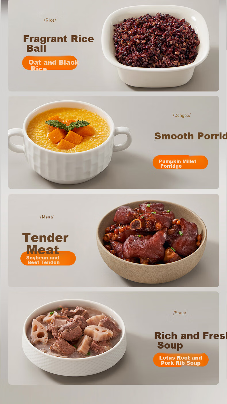 Joyoung 5L Large Capacity Electric Pressure Cooker with Deep Soup Crystal Diamond Inner Pot, Smart High-Pressure Cooker for 4-5 People, Model Y-50C10 7