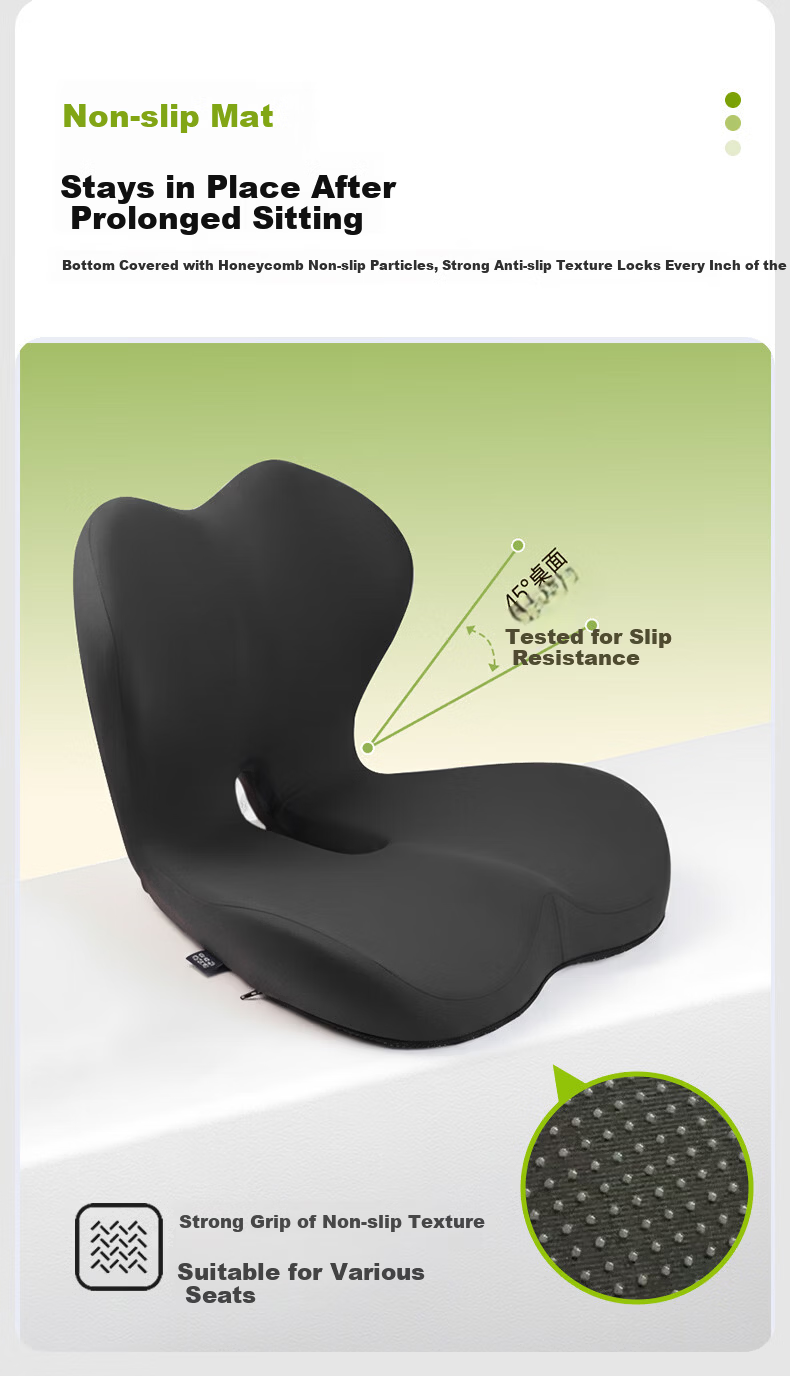 Bubble Waist Support Ergonomic Lumbar Cushion Integrated Backrest Office Chair Seat Pad Long Sitting Essential Father's Day Gift 10