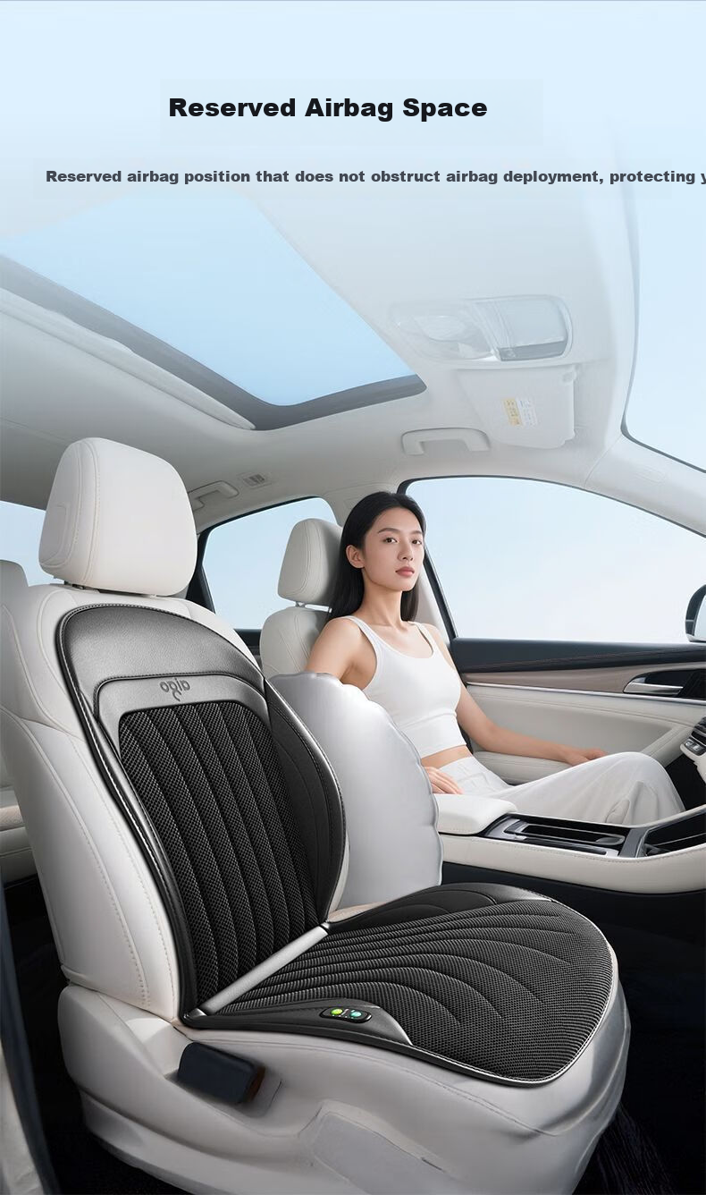 Digalun Car Ventilated Seat Cushion Summer Aigo Patriot Seat Cooling Ice Silk Breathable Massage Cushion 12