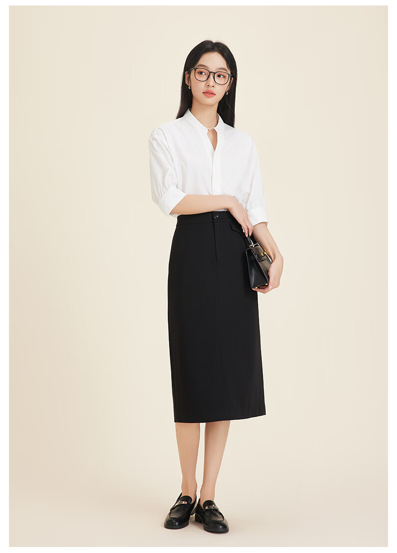 Dajiasi Women's White Short Sleeve Shirt Formal 2026 Summer New Interview Workplace Commuting Elegant Professional White Shirt 15