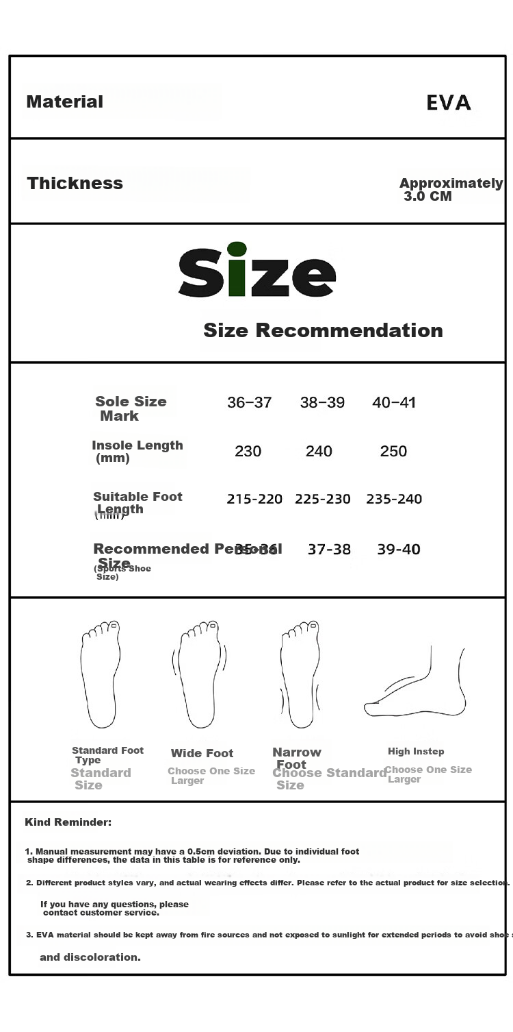 AILAIJIA Starlight Bear Height Increasing Clog Sandals for Women Beach Shoes White Size 40-41 2
