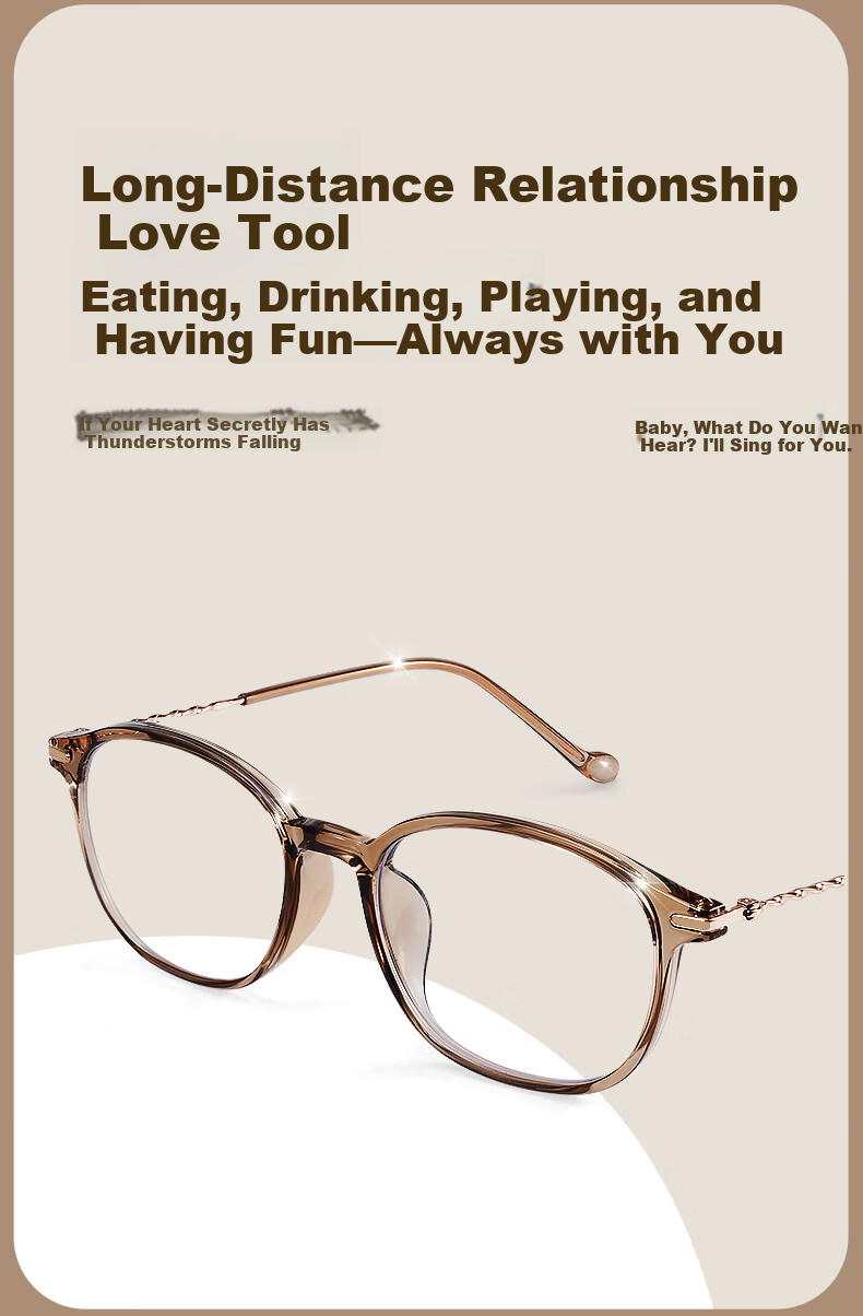 Sunset Red Fashion Ultra-Light High-Definition Blue Light Blocking Reading Glasses 2026 New Women's E9094C +1.00 Diopter 1