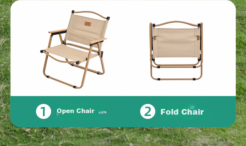 Shanfei Linsike Outdoor Folding Chair Ultra-Light Portable High Load Carbon Steel Fishing Stool Picnic Chair Black 3