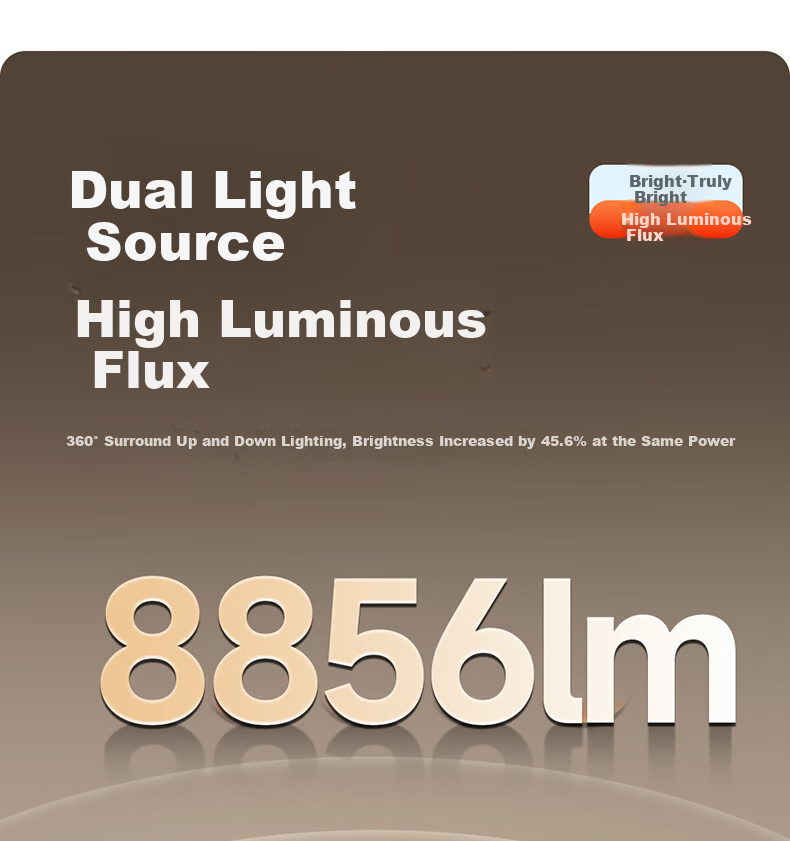 HP Pure Eye Protection Ceiling Light for Bedroom Study Children's Room High Brightness Side Emission Modern Simple Zhongshan Lighting Morning Light 12