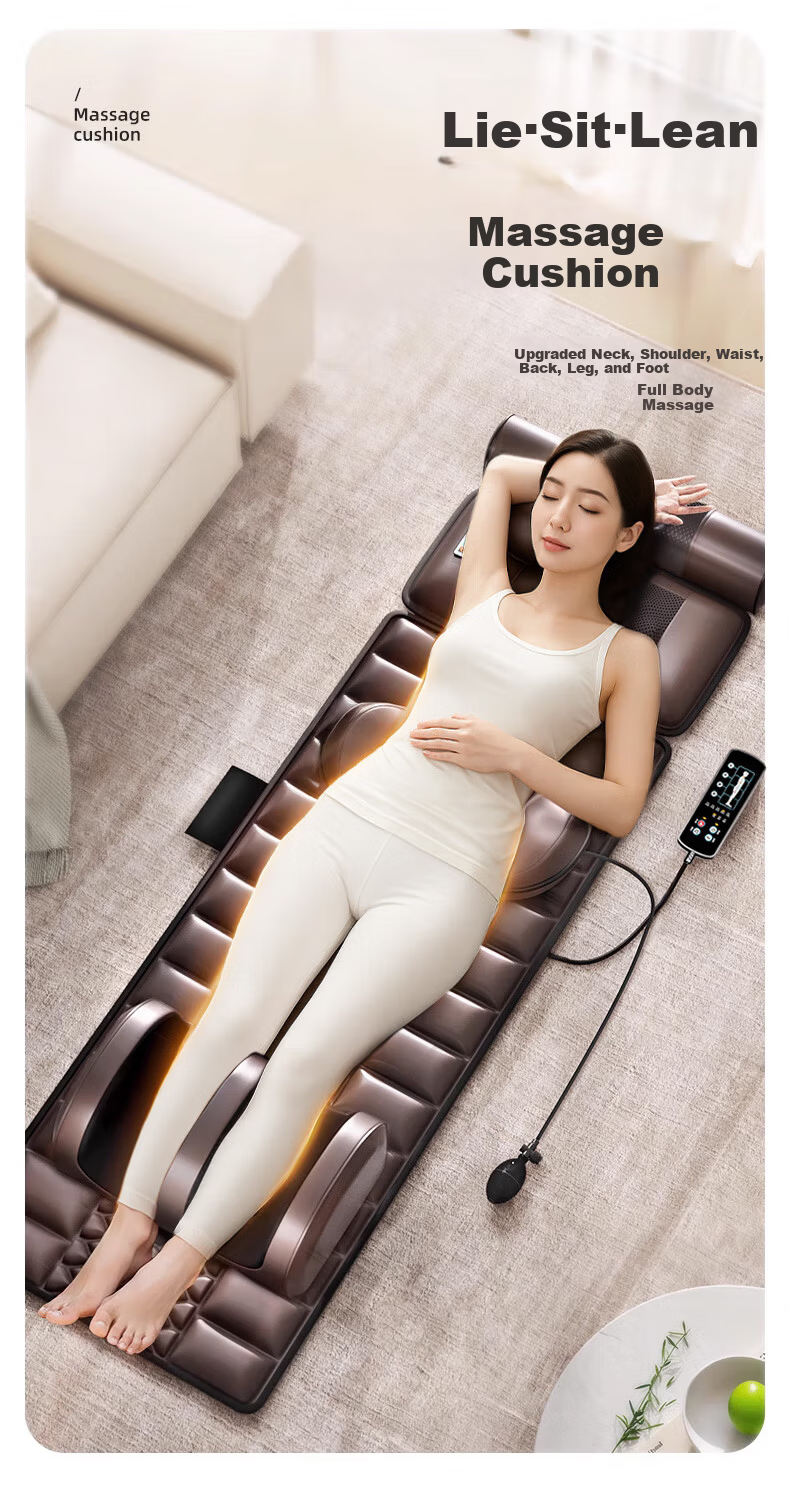 AUX Fully Automatic Kneading Massage Cushion C12 (Upgraded 8-Disc Massage) Multifunctional Home Full-Body Recliner Massage Chair for Waist, Back, and Legs – Birthday Gift for Parents 1