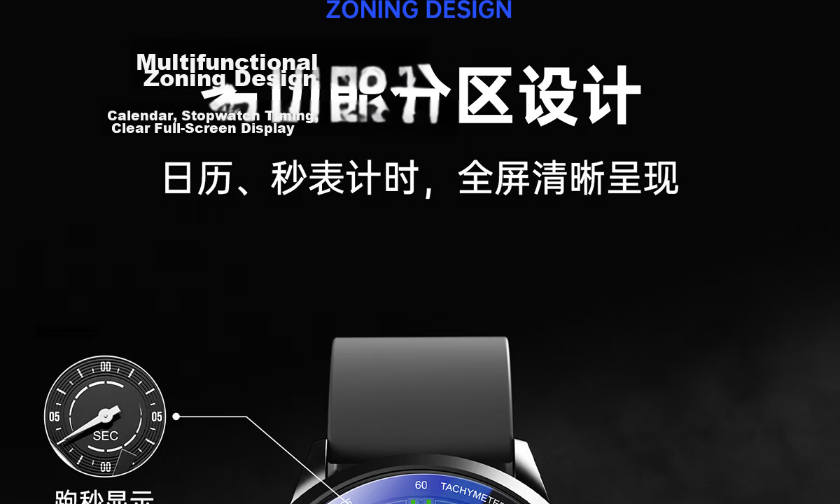 ZGO Men's Watch for Students Mechanical Style Silent Quartz Exam Watch Birthday Gift for 18-Year-Old Boys 9