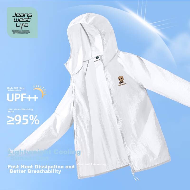 JEANSWEST LIFE Men's Summer UPF50 Lightweight Sun Protection Fishing Jacket 2025 New Men's Ice Feel Sun Protection Coat C 12